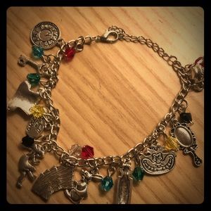 Alice in Wonderland Charm Bracelet